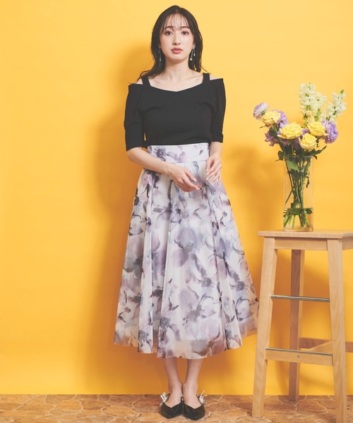 NOELA（ノエラ）の「ストラップデザインカットソー（Tシャツ/カットソー・レディース・ブラック/ピンク/キャメル・フリー）」の11枚目の写真