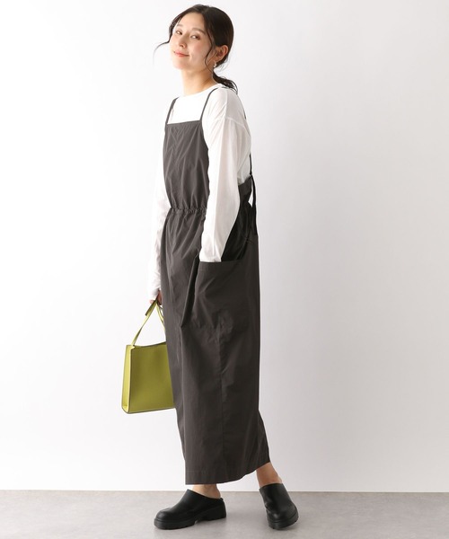 LEPSIM（レプシィム）の「ソフトスキントップス　193616（Tシャツ/カットソー・レディース・オフホワイト/ライトグリーン/グレイッシュベージュ・FREE）」の6枚目の写真