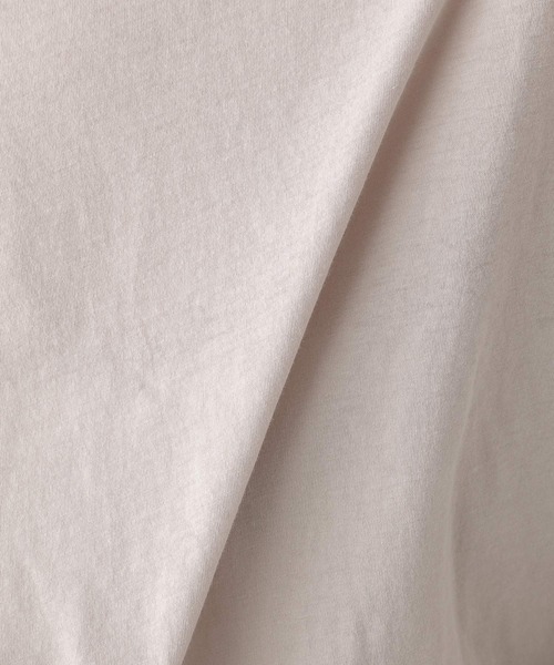 LEPSIM（レプシィム）の「ソフトスキントップス　193616（Tシャツ/カットソー・レディース・オフホワイト/ライトグリーン/グレイッシュベージュ・FREE）」の22枚目の写真