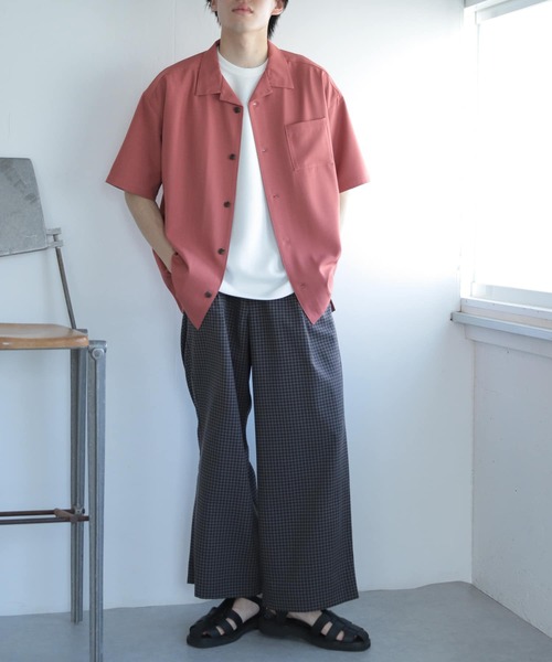 SENSE OF PLACE by URBAN RESEARCH（センスオブプレイスバイアーバンリサーチ）の「『セットアップ対応』『イージーケア』チェックリネンライクボリュームワイドパンツ（その他パンツ・メンズ・その他1/その他2・MEDIUM/LARGE）」の19枚目の写真