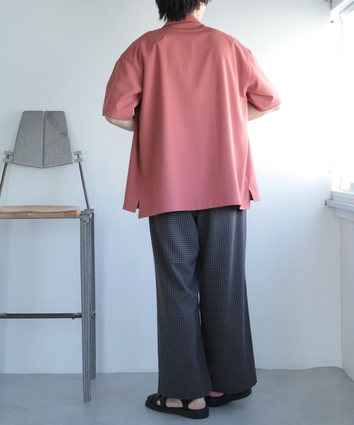 SENSE OF PLACE by URBAN RESEARCH（センスオブプレイスバイアーバンリサーチ）の「『セットアップ対応』『イージーケア』チェックリネンライクボリュームワイドパンツ（その他パンツ・メンズ・その他1/その他2・MEDIUM/LARGE）」の21枚目の写真