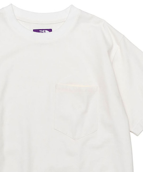 THE NORTH FACE PURPLE LABEL（ザ ノースフェイス パープルレーベル）の「【THE NORTH FACE PURPLE LABEL】High Bulky H/S Pocket Tee（Tシャツ/カットソー・メンズ・ブラック/ネイビー/イエロー/グリーン/ホワイト・MEDIUM/SMALL/X-LARGE/LARGE）」の2枚目の写真