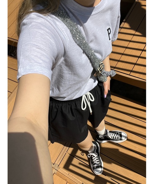 WC（ダブル シー）の「ナイロンショートパンツ（その他パンツ・レディース・ブラック/ピンク・FREE）」の3枚目の写真