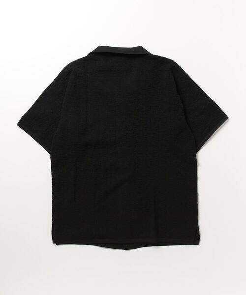 1piu1uguale3 RELAX(ウノピュウノウグァーレトレリラックス)の「【別注】1PIU1UGUALE3 RELAX オープンカラー半袖シャツ(シャツ/ブラウス・メンズ・カーキ/ブラック・XL/2XL/L/M)」の12枚目の写真