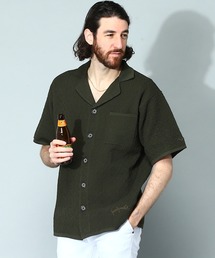 1piu1uguale3 RELAX | 【別注】1PIU1UGUALE3 RELAX オープンカラー半袖シャツ(シャツ/ブラウス)