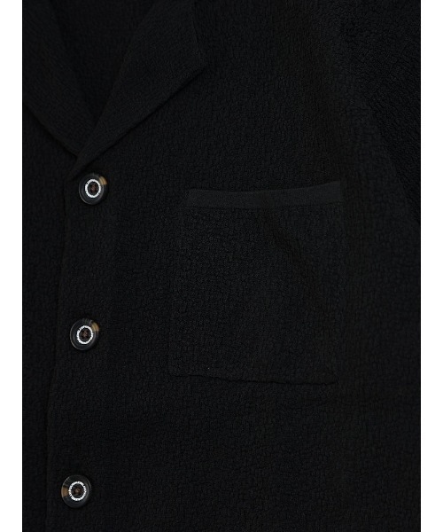 1piu1uguale3 RELAX(ウノピュウノウグァーレトレリラックス)の「【別注】1PIU1UGUALE3 RELAX オープンカラー半袖シャツ(シャツ/ブラウス・メンズ・カーキ/ブラック・XL/2XL/L/M)」の7枚目の写真