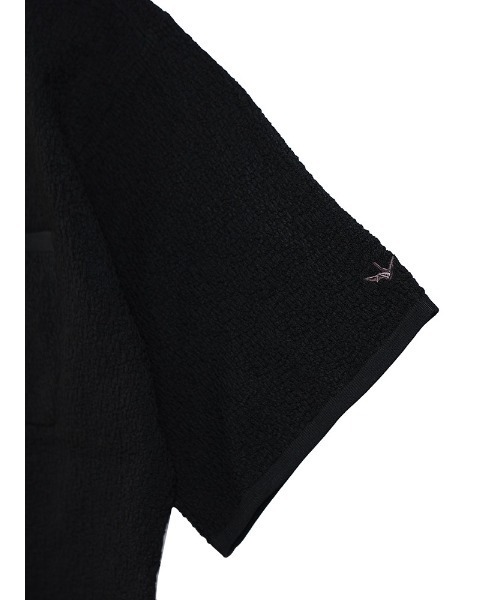 1piu1uguale3 RELAX(ウノピュウノウグァーレトレリラックス)の「【別注】1PIU1UGUALE3 RELAX オープンカラー半袖シャツ(シャツ/ブラウス・メンズ・カーキ/ブラック・XL/2XL/L/M)」の8枚目の写真