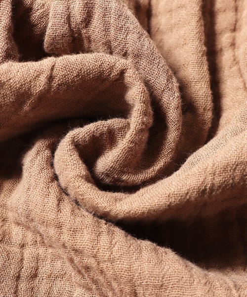 Seraph（セラフ）の「Seraph/セラフ 袖フリルラテカラートップス ノースリーブ ギャザー（タンクトップ・キッズ・チャコール/ベージュ/ブラウン・130/120/140）」の16枚目の写真