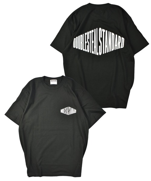 DOUBLE STEAL(ダブルスティール)の「スクエア Tシャツ(Tシャツ/カットソー・メンズ・ホワイト/ブラック/ダークグリーン/グレイッシュベージュ・MEDIUM/LARGE/X-LARGE/XX-LARGE)」の6枚目の写真