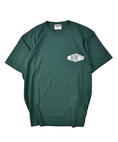 DOUBLE STEAL(ダブルスティール)の「スクエア Tシャツ(Tシャツ/カットソー・メンズ・ホワイト/ブラック/ダークグリーン/グレイッシュベージュ・MEDIUM/LARGE/X-LARGE/XX-LARGE)」の12枚目の写真