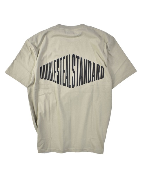 DOUBLE STEAL(ダブルスティール)の「スクエア Tシャツ(Tシャツ/カットソー・メンズ・ホワイト/ブラック/ダークグリーン/グレイッシュベージュ・MEDIUM/LARGE/X-LARGE/XX-LARGE)」の14枚目の写真