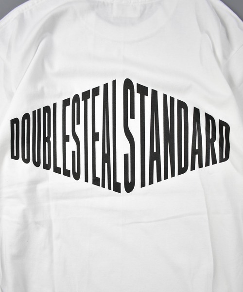 DOUBLE STEAL(ダブルスティール)の「スクエア Tシャツ(Tシャツ/カットソー・メンズ・ホワイト/ブラック/ダークグリーン/グレイッシュベージュ・MEDIUM/LARGE/X-LARGE/XX-LARGE)」の17枚目の写真