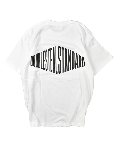 DOUBLE STEAL(ダブルスティール)の「スクエア Tシャツ(Tシャツ/カットソー・メンズ・ホワイト/ブラック/ダークグリーン/グレイッシュベージュ・MEDIUM/LARGE/X-LARGE/XX-LARGE)」の18枚目の写真