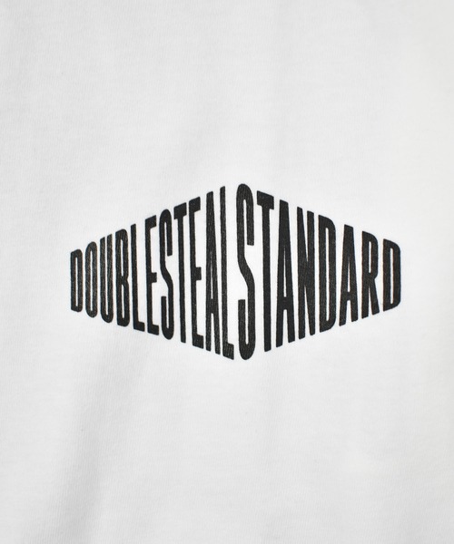 DOUBLE STEAL(ダブルスティール)の「スクエア Tシャツ(Tシャツ/カットソー・メンズ・ホワイト/ブラック/ダークグリーン/グレイッシュベージュ・MEDIUM/LARGE/X-LARGE/XX-LARGE)」の19枚目の写真