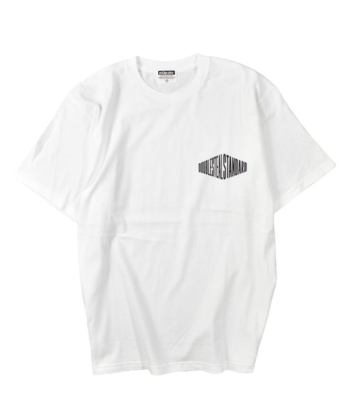DOUBLE STEAL(ダブルスティール)の「スクエア Tシャツ(Tシャツ/カットソー・メンズ・ホワイト/ブラック/ダークグリーン/グレイッシュベージュ・MEDIUM/LARGE/X-LARGE/XX-LARGE)」の20枚目の写真