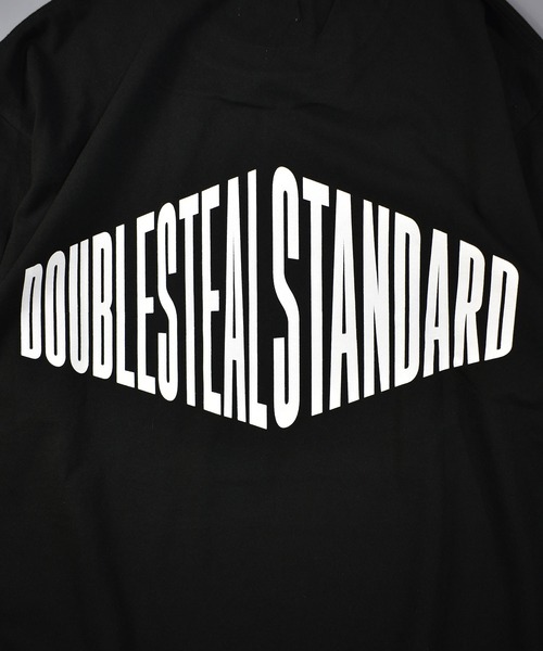 DOUBLE STEAL(ダブルスティール)の「スクエア Tシャツ(Tシャツ/カットソー・メンズ・ホワイト/ブラック/ダークグリーン/グレイッシュベージュ・MEDIUM/LARGE/X-LARGE/XX-LARGE)」の21枚目の写真
