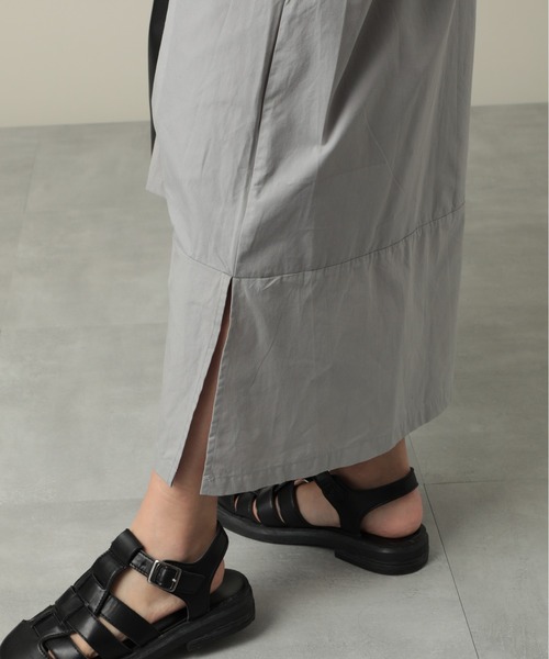 MAISON BREEZE（メゾンブリーズ）の「【MAISON BREEZE】Vネックパフスリーブワンピース SCCH355（ワンピース・レディース・グレー/ブラック/ブラウン・FREE）」の15枚目の写真
