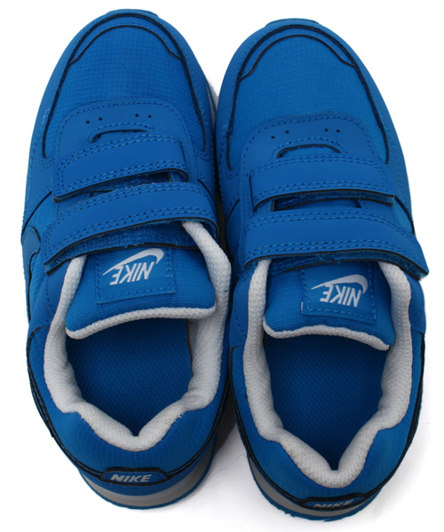 NIKE SPORTSWEAR（ナイキスポーツウェアー）の「ベビー キッズ ナイキ ベルクロ ランナー トドラー NIKE MD RUNNER TDV 652966（スニーカー・キッズ・ライトブルー/パープル・14cm/15cm/13cm/16cm）」の10枚目の写真