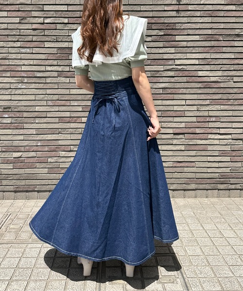 NOMAE（ノーマエ）の「コルセットフレアスカート（スカート）」 - WEAR