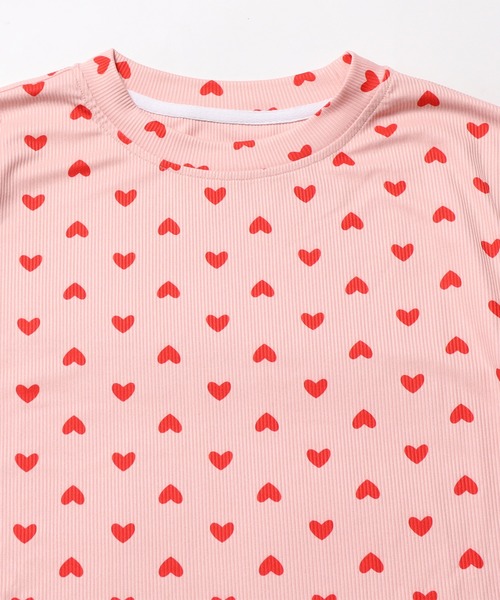 Chick(チック)の「ハート柄ルームウェアセットアップ(ルームウェア/パジャマ・レディース・ピンク/ホワイト・FREE)」の21枚目の写真