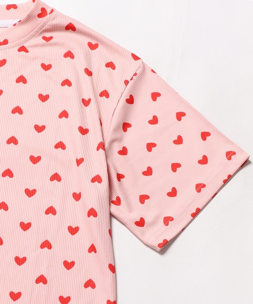 Chick(チック)の「ハート柄ルームウェアセットアップ(ルームウェア/パジャマ・レディース・ピンク/ホワイト・FREE)」の20枚目の写真