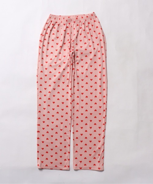Chick(チック)の「ハート柄ルームウェアセットアップ(ルームウェア/パジャマ・レディース・ピンク/ホワイト・FREE)」の14枚目の写真
