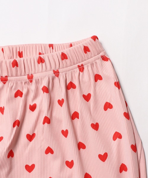 Chick(チック)の「ハート柄ルームウェアセットアップ(ルームウェア/パジャマ・レディース・ピンク/ホワイト・FREE)」の18枚目の写真