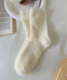 Jelly moo | 【 Jelly moo / ジェリームー 】 ふわもこ カラフル シャギーソックス #(ソックス/靴下)