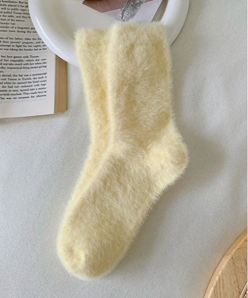 Jelly moo(ジェリームー)の「【 Jelly moo / ジェリームー 】 ふわもこ カラフル シャギーソックス #(ソックス/靴下・レディース・グリーン/パープル/ブルー/イエロー/ミント/ベビーピンク/ピンク/ホワイト/オレンジ/ブラック/ベージュ・FREE)」の19枚目の写真