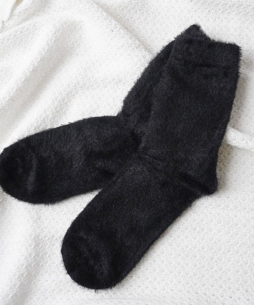 Jelly moo(ジェリームー)の「【 Jelly moo / ジェリームー 】 ふわもこ カラフル シャギーソックス #(ソックス/靴下・レディース・グリーン/パープル/ブルー/イエロー/ミント/ベビーピンク/ピンク/ホワイト/オレンジ/ブラック/ベージュ・FREE)」の21枚目の写真