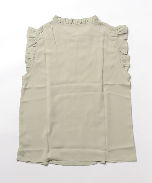 Sawa a la mode(サワアラモード)の「フリルシャツブラウス(Tシャツ/カットソー・レディース・ブラック/その他/グリーン・FREE)」の5枚目の写真