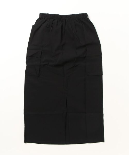 SETUP7（セットアップセブン）の「【SETUP7】ドローコードロング丈カーゴスカート KNF025（スカート・レディース・カーキ/ネイビー/ベージュ/ブラック・FREE）」の6枚目の写真