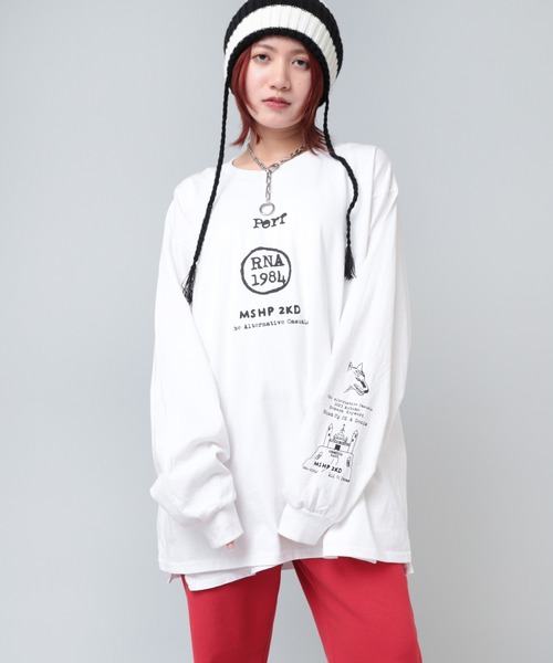 新品未使用♡リンカブル LINKABLE フレアタグTシャツ ホワイト×オレンジ 新品未使用♡リンカブル LINKABLE フレアタグTシャツ ホワイト