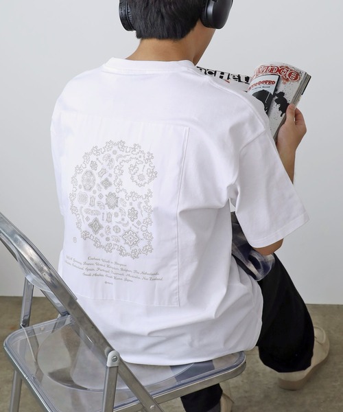 Carhartt WIP(カーハートダブリューアイピー)の「Carhartt WIP/カーハートダブリューアイピー S/S VERSE PATCH T-SHIRT 半袖Tシャツ(Tシャツ/カットソー・メンズ・ブラウン/ホワイト・L/XL/M/S)」の2枚目の写真