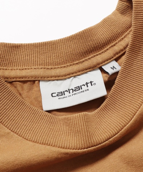 Carhartt WIP(カーハートダブリューアイピー)の「Carhartt WIP/カーハートダブリューアイピー S/S VERSE PATCH T-SHIRT 半袖Tシャツ(Tシャツ/カットソー・メンズ・ブラウン/ホワイト・L/XL/M/S)」の6枚目の写真