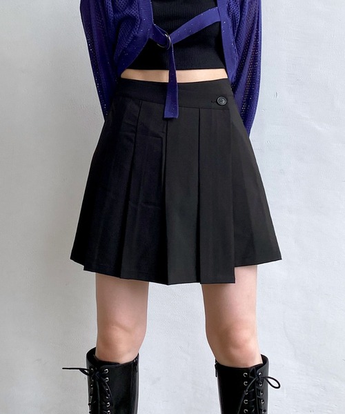 PAGEBOY（ページボーイ）の「プリーツスカパン（スカート・レディース・ブラウン/ブラック・FREE）」の4枚目の写真