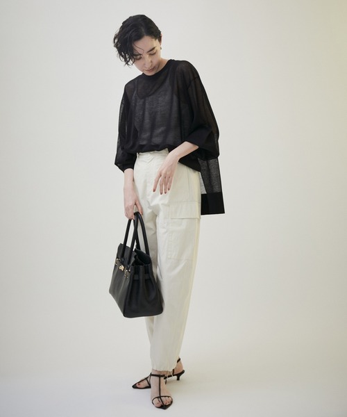 AULENTTI（オウレンティ）の「【AULENTTI（オーレンティ）】フラップハンドバッグ（ハンドバッグ・レディース・ブラック/ボルドー・FREE）」の5枚目の写真