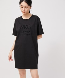 NERGY | フロッキープリントTシャツワンピース(ワンピース)