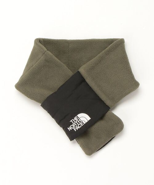 THE NORTH FACE(ザノースフェイス)の「THE NORTH FACE/ザ・ノース・フェイス K CAMP F MUFFLER 公園 アウトドア フリース マフラー NNJ72104(マフラー・キッズ・ダークカーキ/ブラック・FREE)」の1枚目の写真