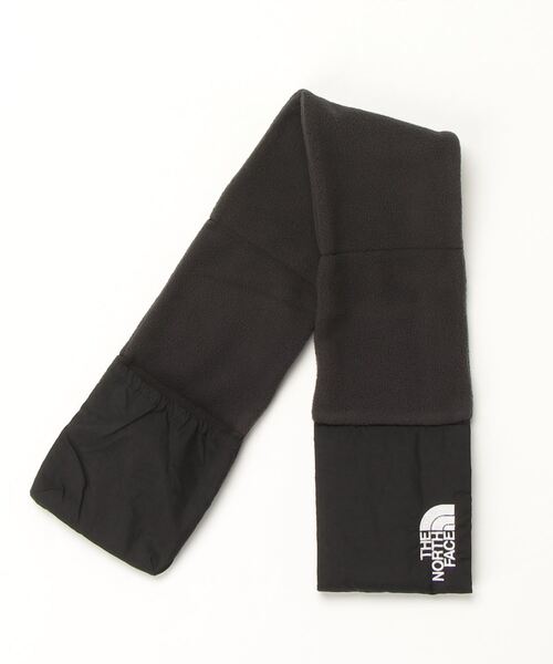 THE NORTH FACE(ザノースフェイス)の「THE NORTH FACE/ザ・ノース・フェイス K CAMP F MUFFLER 公園 アウトドア フリース マフラー NNJ72104(マフラー・キッズ・ダークカーキ/ブラック・FREE)」の3枚目の写真