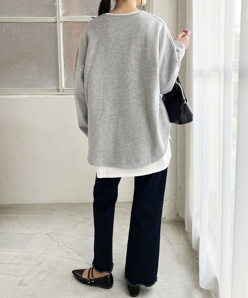 U.S. POLO ASSN.(ユーエスポロアッスン)の「【新色追加】GeeRA別注【U.S. POLO ASSN.】深Vネックプルオーバー(スウェット・レディース・杢グレー/ブラック/オートミール・LARGE/MEDIUM)」の7枚目の写真