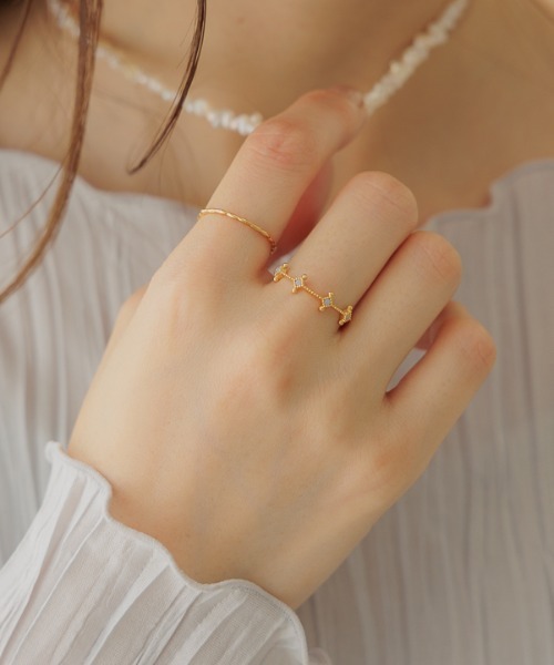 flower(フラワー)の「シンリング(リング・レディース・ゴールド・FREE)」の4枚目の写真