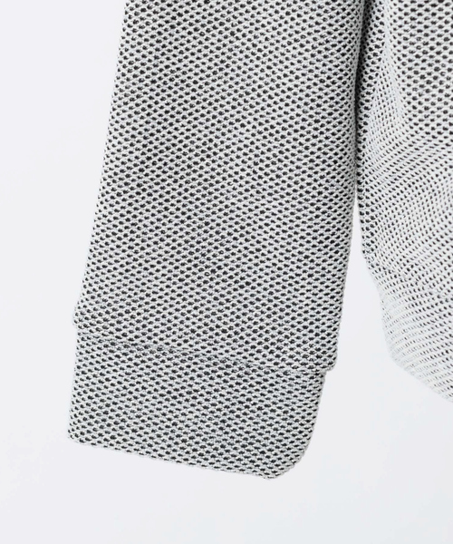 MYSELF ABAHOUSE(マイセルフアバハウス)の「ハニカム 裏起毛 クルーネック トレーナー カットソー(Tシャツ/カットソー・メンズ・アイボリー/ネイビー/ブラック・M/L/LL)」の11枚目の写真