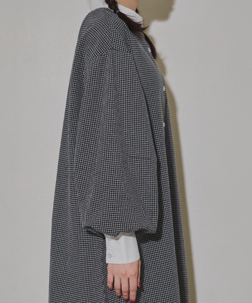 MERLOT（メルロー）の「クレリックシャツワンピース（ワンピース・レディース・レッド/チェック/ブラック・FREE）」の13枚目の写真