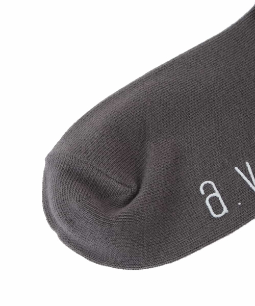 a.v.v（アーヴェヴェ）の「[KIDS]ラインニーハイソックス（ソックス/靴下・キッズ・グレー/ブラック・20/23）」の7枚目の写真