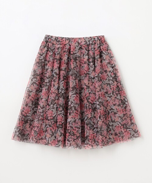 【極美品】アニエスべー　花柄　総柄　プリーツ　スカート　フレア IDD5 JUPE スカート ｜agnès b. FEMME（ファム）｜アニエスベー