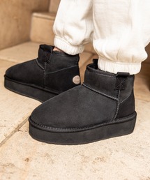 emu（エミュ）の「emu/エミュ レディース ブーツ Foy Flatform Micro フォイフラットフォームマイクロ  厚底 防寒 撥水 W13073（ブーツ）」
