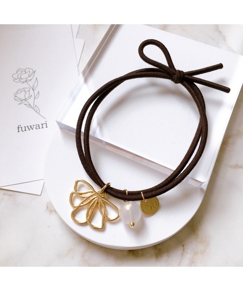 tone（トーン）の「【fuwari】デザインヘアゴム(MA)（ヘアゴム・レディース・A/B/C/D・FREE）」の3枚目の写真
