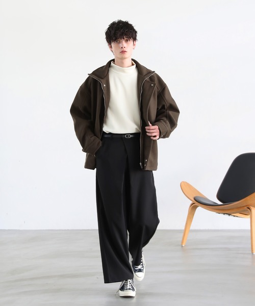 センタークロスワイドドレープスラックス（スラックス）｜ASTRONOMY（アストロノミー）