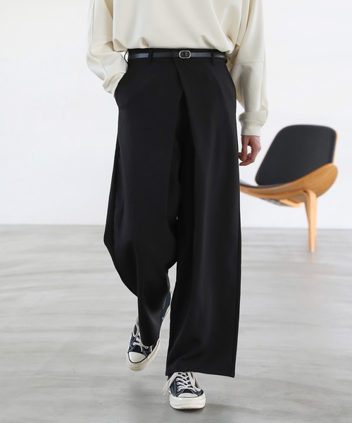 センタークロスワイドドレープスラックス（スラックス）｜ASTRONOMY（アストロノミー）